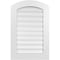 Ekena Millwork Arch Top Surface Mount PVC Gable Vent: Non-Functional, w/ 3-1/2"W x 1"P Standard Frame, 22"W x 32"H GVPAR22X3201SN - alternate 1